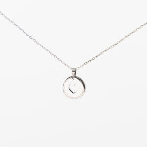 Ketting Rond Heart – Zilver