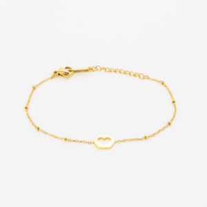 Armband Open Heart – Goud