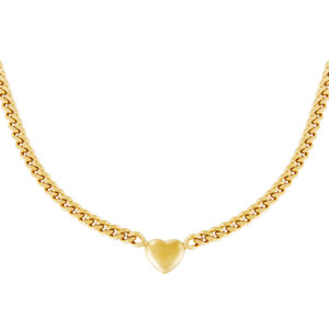 Ketting Chain Heart – Goud