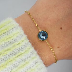 Armband Swarovski Geboortesteen – Goud