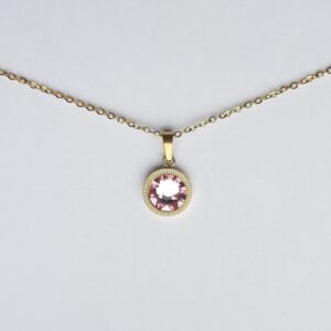 Ketting Swarovski Geboortesteen – Goud